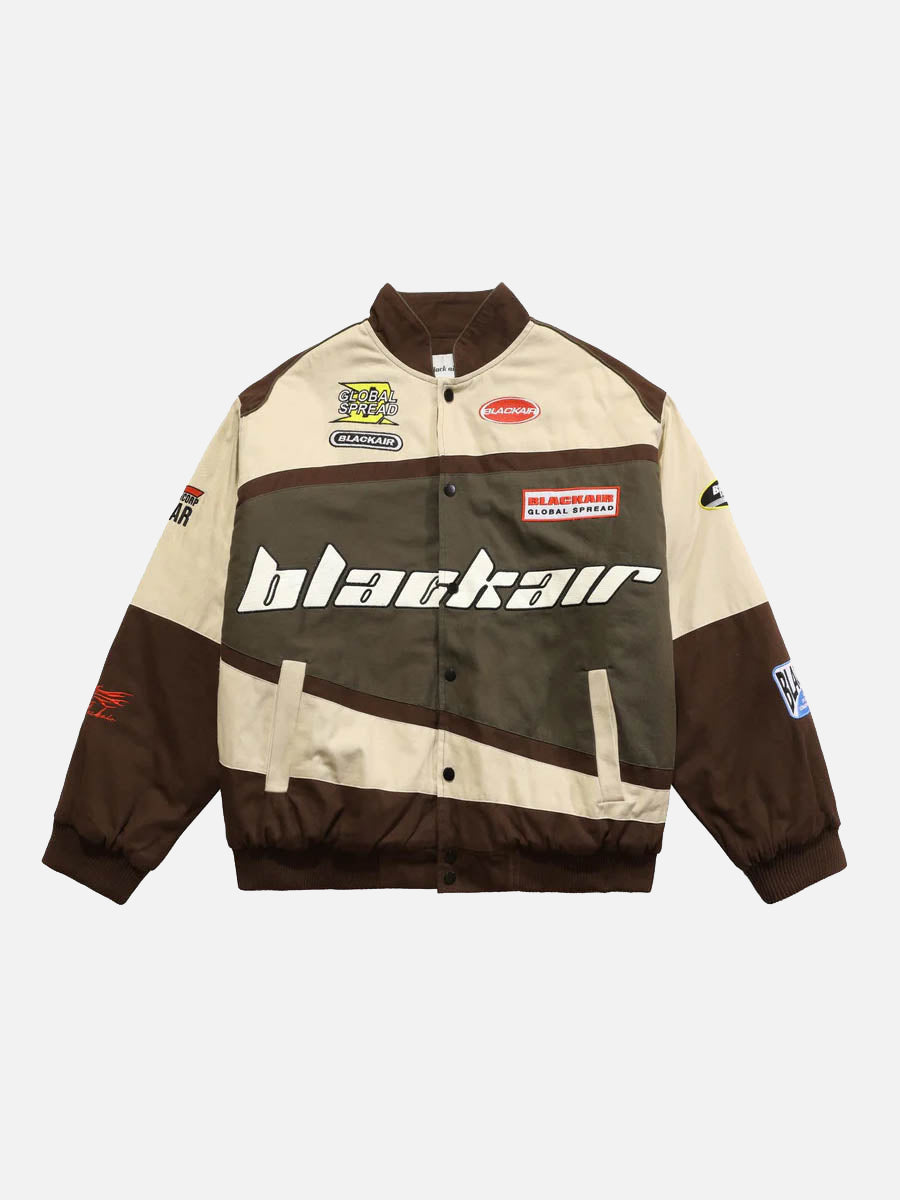 "Blackair" Retro Racing Jacket