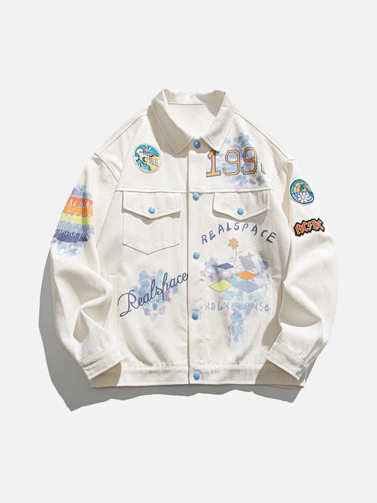 "Street Star" High Colorful Oversized Jacket