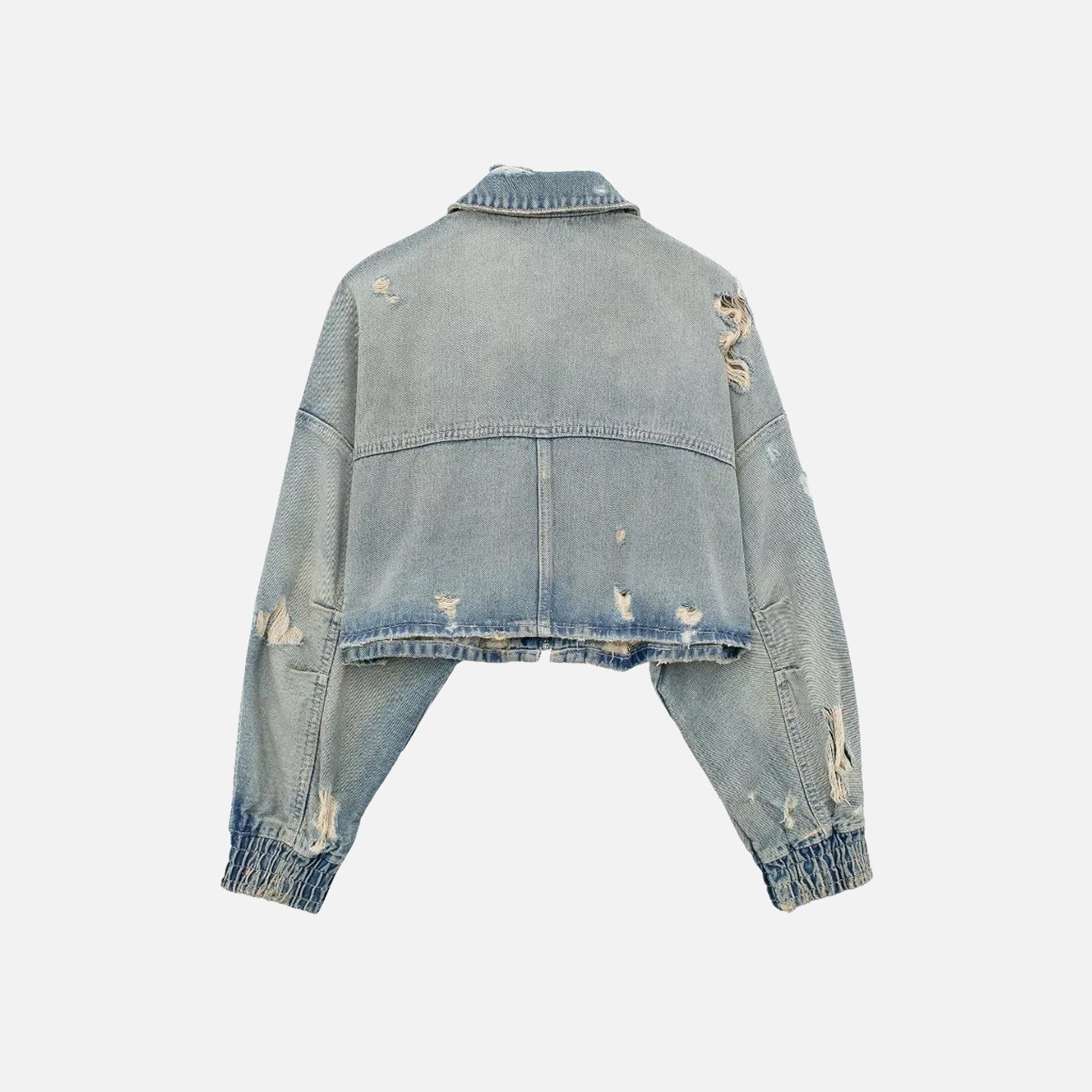 "Street Star" Fringe Denim Jacket