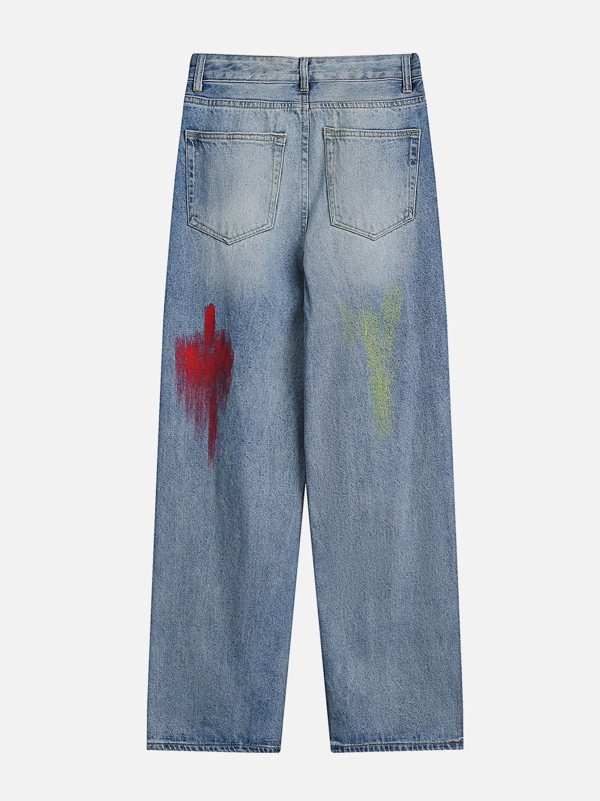 Graffiti Street Jeans