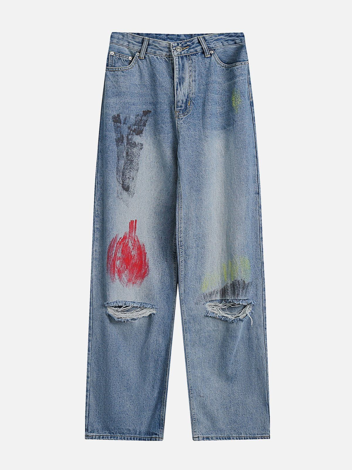 Graffiti Street Jeans