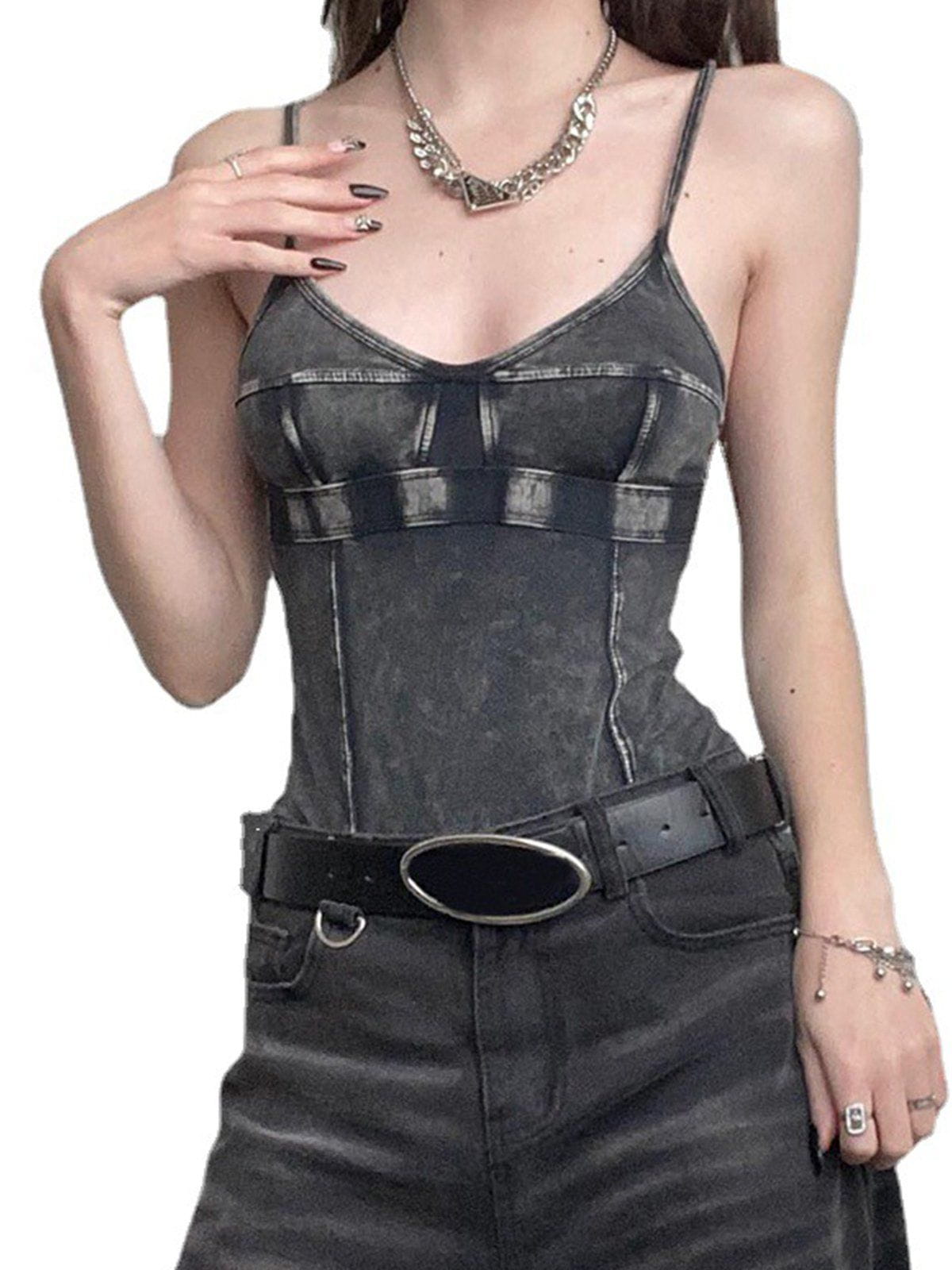 Cargo Cropped Denim Patchwork