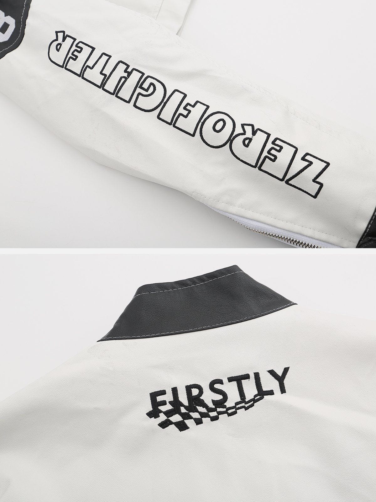 Biker Cropped Motorcycle Jacket