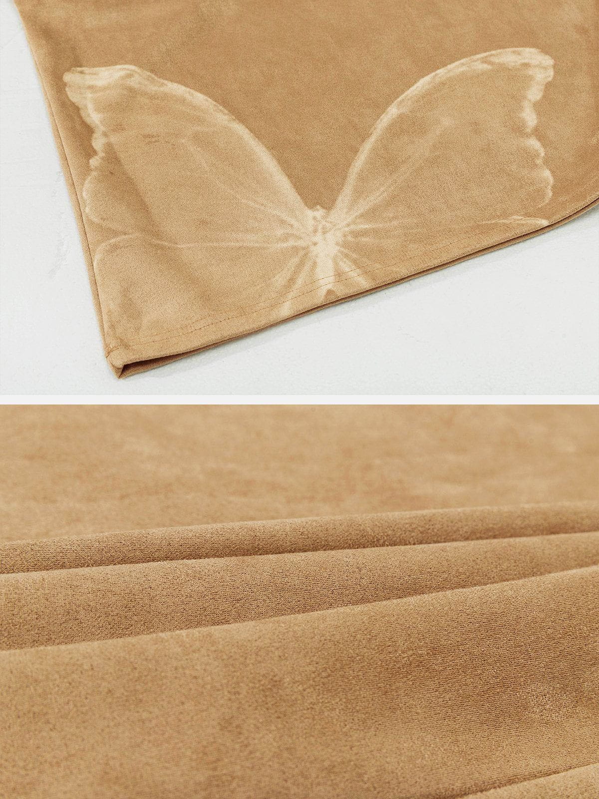 Vintage Suede Butterfly Tee