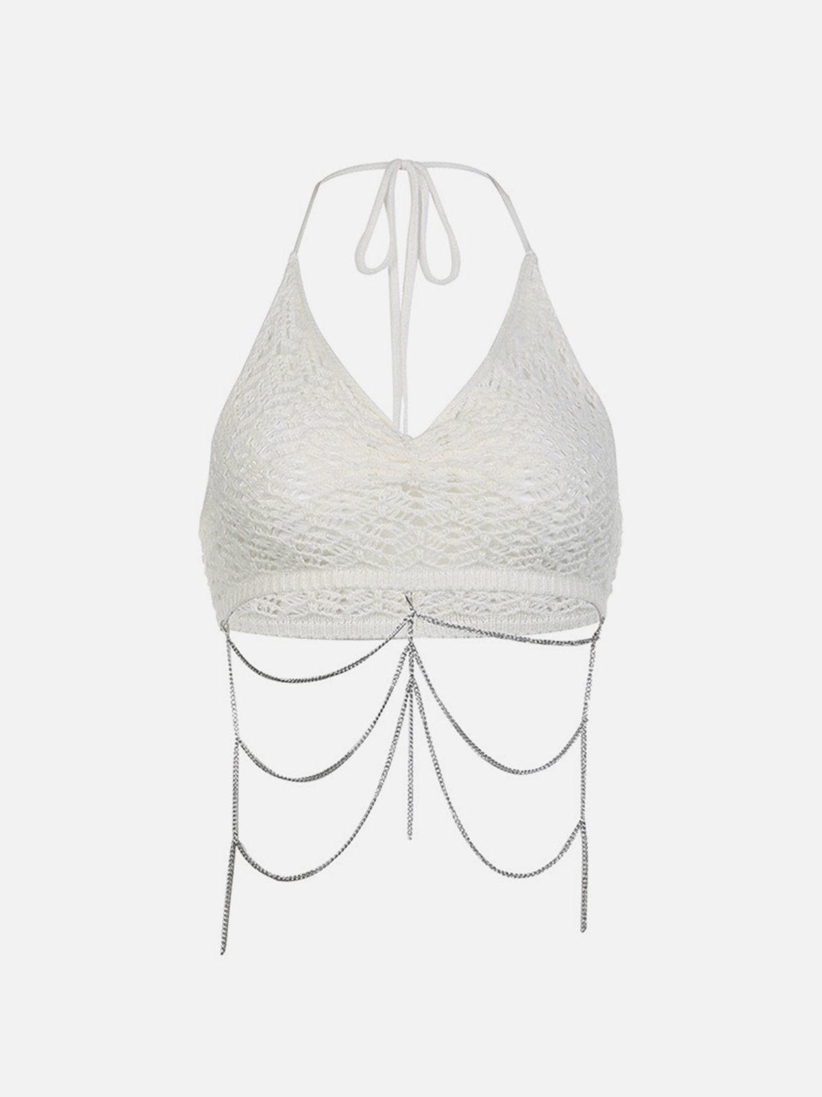 Skeleton Metal Chain Top