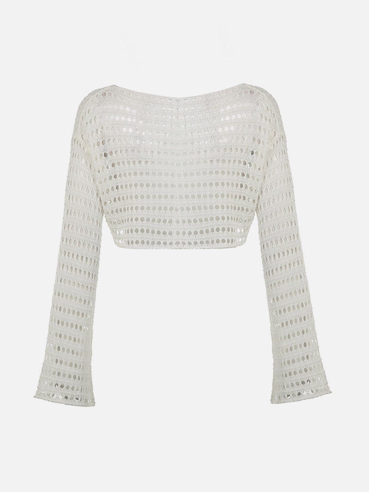 Cutout Cropped Long Sleeves