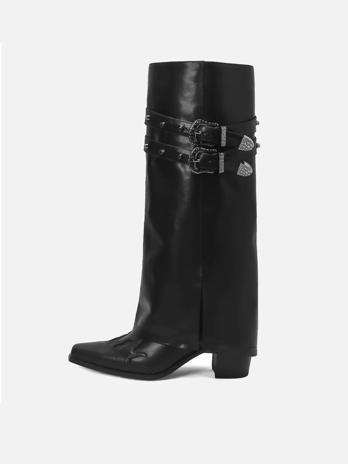 "Street Star" Long Fire Leather Shoe