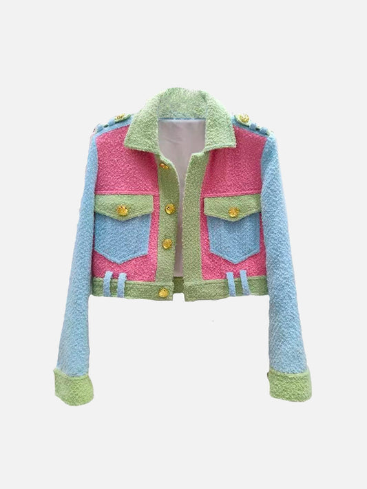 Colorblock Patchwork Jacket